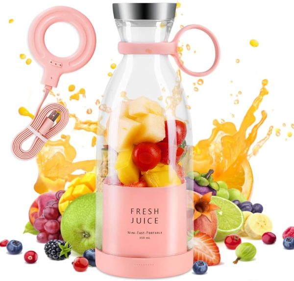 Mini Portable Blender Rechargeable Electric Fruit Juicer Mixers Rechargeable – 420ml