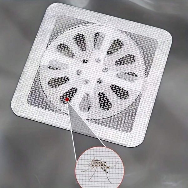 (pack Of 10) Multifunctional Net Sticker Drainer Net For Bathroom – Kitchen Etc | Window Screen Repair Patches For Door